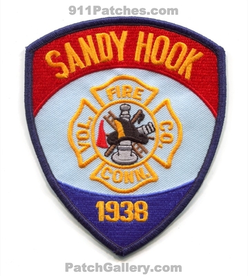 Sandy Hook Volunteer Fire Company Patch (Connecticut)
Scan By: PatchGallery.com
Keywords: vol. co. department dept. 1938
