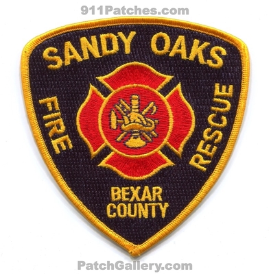 Sandy Oaks Fire Rescue Department Bexar County Patch (Texas)
Scan By: PatchGallery.com
Keywords: dept. co.