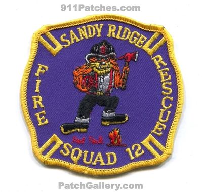 Sandy Ridge Fire Rescue Department Squad 12 Patch (North Carolina)
Scan By: PatchGallery.com
Keywords: dept. company co.
