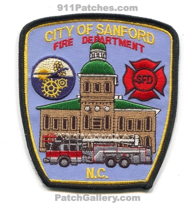 Sanford Fire Department Patch (North Carolina)
Scan By: PatchGallery.com
Keywords: city of dept.
