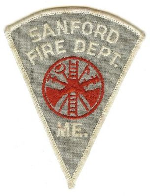 Sanford Fire Dept
Thanks to PaulsFirePatches.com for this scan.
Keywords: maine department