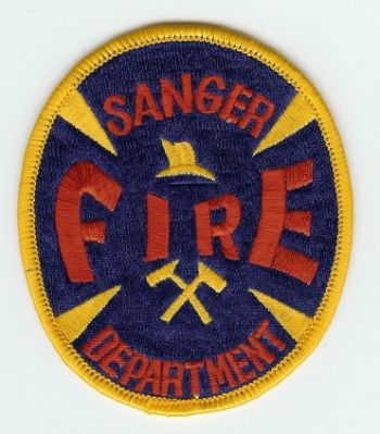 Sanger Fire Department
Thanks to PaulsFirePatches.com for this scan.
Keywords: california