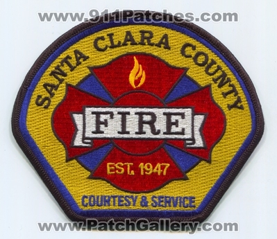 Santa Clara County Fire Department Patch (California)
Scan By: PatchGallery.com
Keywords: co. dept.