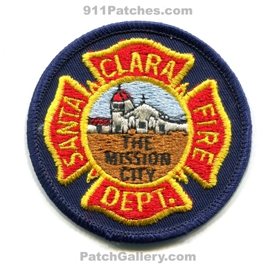 Santa Clara Fire Department Patch (California)
Scan By: PatchGallery.com
Keywords: dept. the mission city