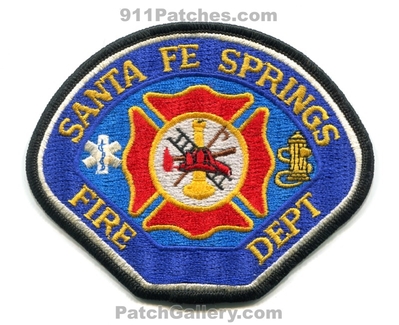 Santa Fe Springs Fire Department Patch (California)
Scan By: PatchGallery.com
Keywords: dept.