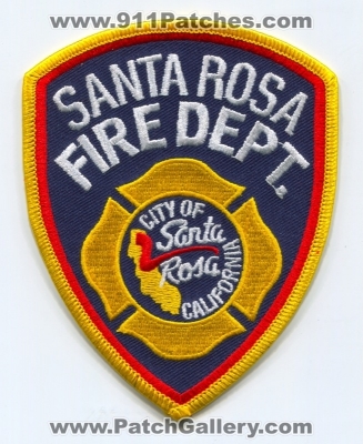 Santa Rosa Fire Department (California)
Scan By: PatchGallery.com
Keywords: city of dept.