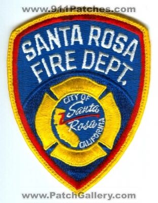 Santa Rosa Fire Department (California)
Scan By: PatchGallery.com
Keywords: dept. city of