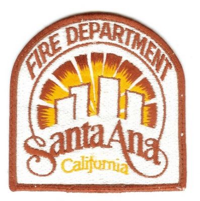 Santa Ana Fire Department
Thanks to PaulsFirePatches.com for this scan.
Keywords: california