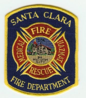 Santa Clara Fire Department
Thanks to PaulsFirePatches.com for this scan.
Keywords: california