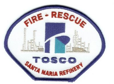 Santa Maria Refinery Fire Rescue
Thanks to PaulsFirePatches.com for this scan.
Keywords: california tosco