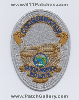 Santa Monica Police Department Coordinator (California)
Thanks to PaulsFirePatches.com for this scan. 
Keywords: dept.