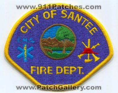 Santee Fire Department (California)
Scan By: PatchGallery.com
Keywords: city of dept. e.m.s. ems