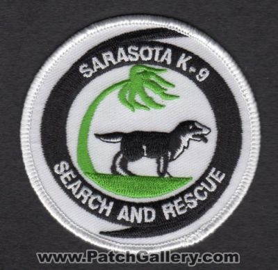 Sarasota K-9 Search and Rescue (Florida)
Thanks to Paul Howard for this scan.
Keywords: k9 sar