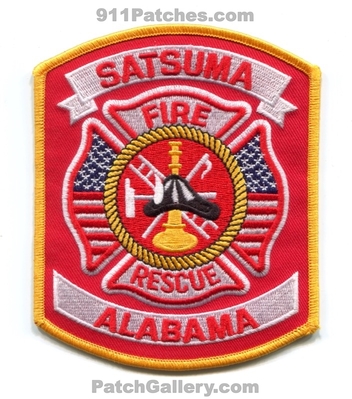 Satsuma Fire Rescue Department Patch (Alabama)
Scan By: PatchGallery.com
Keywords: dept.