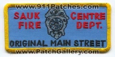 Sauk Centre Fire Department (Minnesota)
Scan By: PatchGallery.com
Keywords: dept. original main street