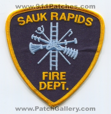 Sauk Rapids Fire Department Patch (Minnesota)
Scan By: PatchGallery.com
Keywords: dept.