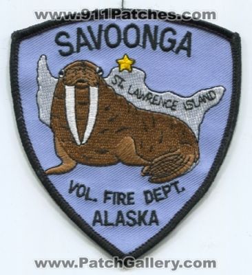 Savoonga Volunteer Fire Department (Alaska)
Scan By: PatchGallery.com
Keywords: vol. dept. st. saint lawrence island