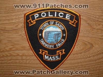 Savoy Police Department (Massachusetts)
Picture By: PatchGallery.com

Keywords: dept. town of tannery falls mass.