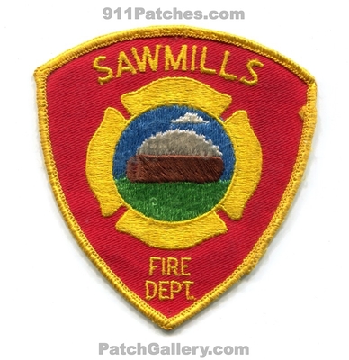 Sawmills Fire Department Patch (North Carolina)
Scan By: PatchGallery.com
Keywords: dept.