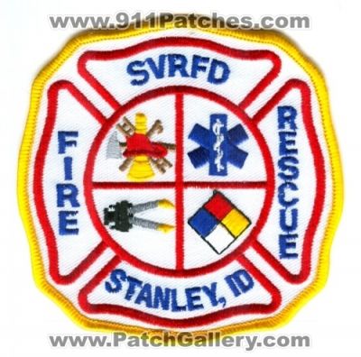 Sawtooth Valley Rural Fire District Stanley Patch (Idaho)
Scan By: PatchGallery.com
Keywords: svrfd s.v.r.f.d. dist. rescue department dept.