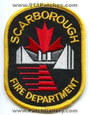 Scarborough Fire Department (Canada ON)
Scan By: PatchGallery.com
Keywords: dept.