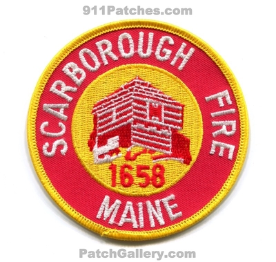 Scarborough Fire Department Patch (Maine)
Scan By: PatchGallery.com
Keywords: dept. 1658