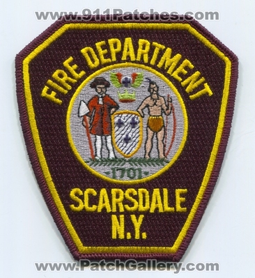 Scarsdale Fire Department Patch (New York)
Scan By: PatchGallery.com
Keywords: dept. n.y.