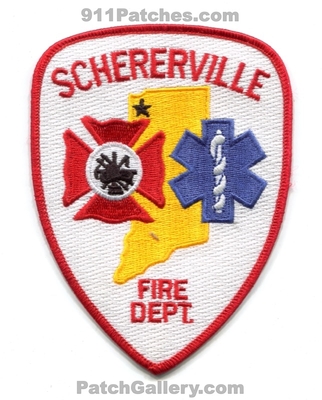Schererville Fire Department Patch (Indiana)
Scan By: PatchGallery.com
Keywords: dept.