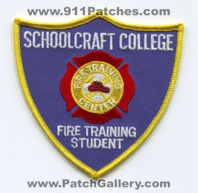 Schoolcraft College Fire Training Center Student Patch (Michigan)
Scan By: PatchGallery.com
