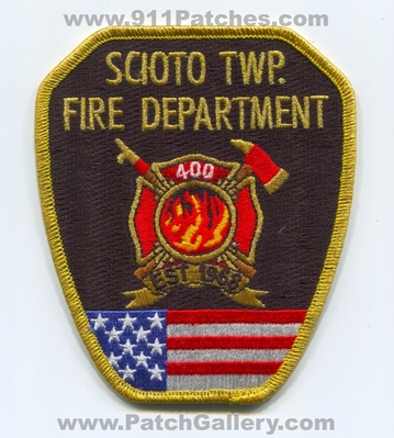 Scioto Township Fire Department 400 Patch (Ohio)
Scan By: PatchGallery.com
Keywords: twp. dept. est 1968
