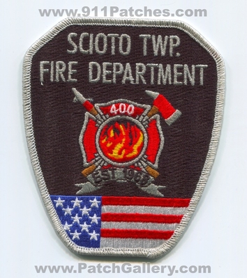 Scioto Township Fire Department 400 Patch (Ohio)
Scan By: PatchGallery.com
Keywords: twp. dept. est. 1968