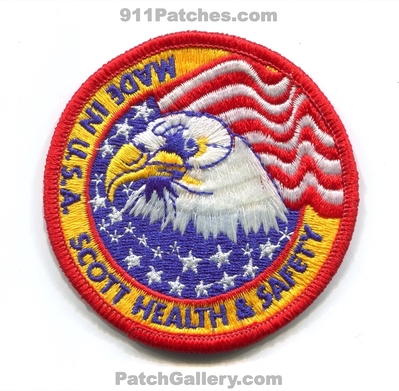 Scott Health and Safety Patch (No State Affiliation)
Scan By: PatchGallery.com
Keywords: & made in usa u.s.a. fire scba pack
