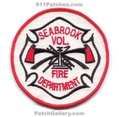 Seabrook Volunteer Fire Department Patch (Texas)
Scan By: PatchGallery.com
Keywords: vol. dept.