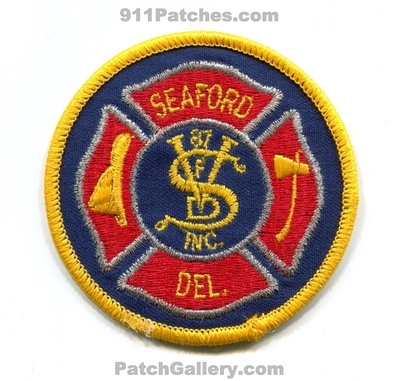 Seaford Volunteer Fire Department Inc Patch (Delaware)
Scan By: PatchGallery.com
Keywords: vol. dept. inc. 87 del.