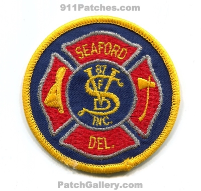 Seaford Volunteer Fire Department Inc Patch (Delaware)
Scan By: PatchGallery.com
Keywords: vol. dept. inc. 87 del.