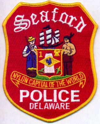 Seaford Police
Thanks to EmblemAndPatchSales.com for this scan.
Keywords: delaware