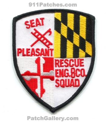 Seat Pleasant Fire Department Engine Company 8 Rescue Squad Patch (Maryland)
Scan By: PatchGallery.com
Keywords: dept. eng. co. station
