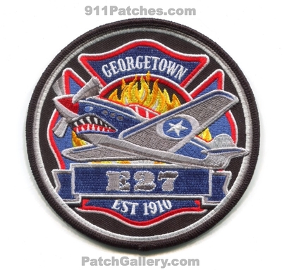Seattle Fire Department Engine 27 Patch (Washington)
[b]Scan From: Our Collection[/b]
Keywords: dept. sfd company co. station Georgetown e27 est 1910