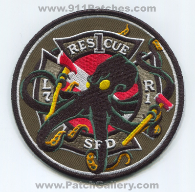 Seattle Fire Department Ladder 7 Rescue 1 Patch (Washington)
[b]Scan From: Our Collection[/b]
Keywords: dept. sfd s.f.d. company co. station l7 r1