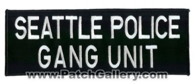 Seattle Police Department Gang Unit (Washington)
Thanks to 2summit25 for this scan.
Keywords: dept.