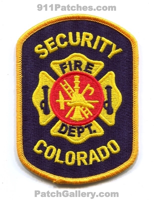 Security Fire Department Patch (Colorado)
[b]Scan From: Our Collection[/b]
Keywords: dept.