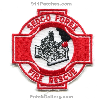 Sedco Forex Offshore Drilling Company Fire Rescue Department Patch (Texas)
Scan By: PatchGallery.com
Keywords: oil gas wells co. transocean ltd. dept. industrial