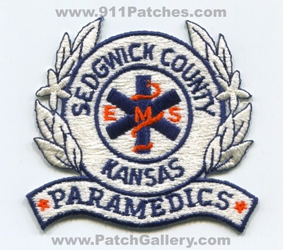 Sedgwick County Emergency Medical Services EMS Paramedics Patch (Kansas)
Scan By: PatchGallery.com
Keywords: co. ambulance