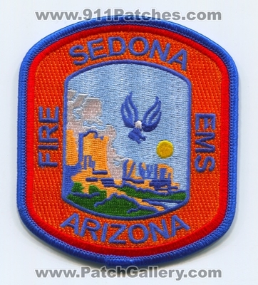 Sedona Fire EMS Department Patch (Arizona)
Scan By: PatchGallery.com
Keywords: dept.