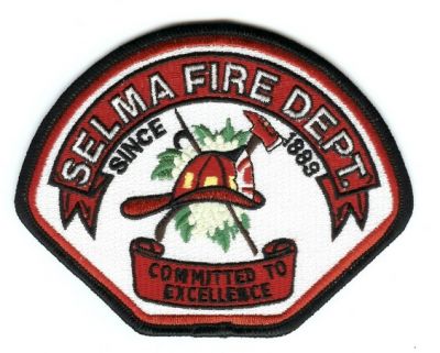 Selma Fire Dept
Thanks to PaulsFirePatches.com for this scan.
Keywords: california department
