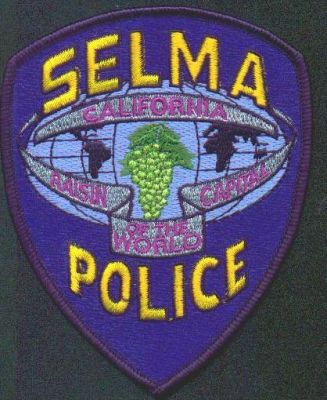 Selma Police
Thanks to EmblemAndPatchSales.com for this scan.
Keywords: california