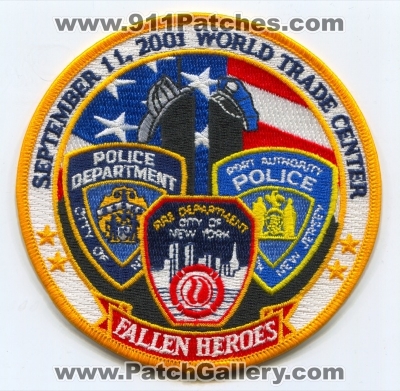 September 11 2001 World Trade Center Fallen Heroes (New York)
Scan By: PatchGallery.com
Keywords: 11th 09-11-01 09/11/01 09-11-2001 09/11/2001 wtc city of fire department dept. fdny f.d.n.y. police nypd n.y.p.d. port authority papd p.a.p.d. jersey