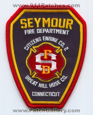 Seymour Fire Department Citizens Engine Company 2 Great Hill Hose Company Patch (Connecticut)
Scan By: PatchGallery.com
Keywords: dept. sfd co. number no. #2