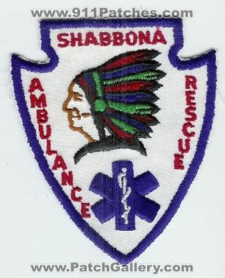 Shabbona Ambulance Rescue (Illinois)
Thanks to Mark C Barilovich for this scan.
Keywords: ems