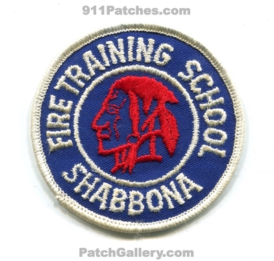 Shabbona Fire Training School Patch (Illinois)
Scan By: PatchGallery.com
